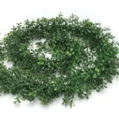 Box of 4: 9FT Boxwood Garland with 760 Realistic Tips, Indoor/Outdoor Use, UV Resistant, Greenery Accents, Parties & Events, Home & Office Decor, Floral Home by Artificial Flowers