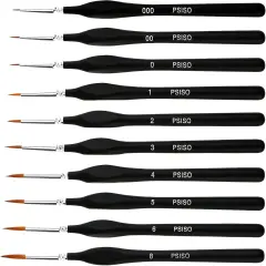 10 PCS Miniature Paint Brushes Kit, Fine Detail Painting Brush