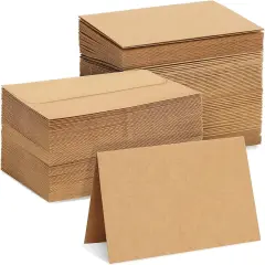 100 Pack Blank Cards and Envelopes