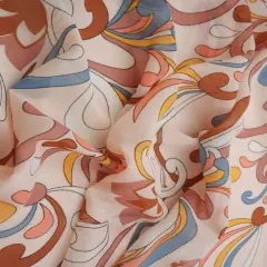 1 Yard Blush Aqua Polyester Chiffon 57/58&Prime; Wide Lightweight Semi Sheer Fabric