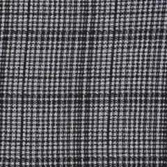 1 Yard Black & White Soft Plaid Knit Jacquard Fabric Double Knit Stretch Material 57/59 Inches Wide
