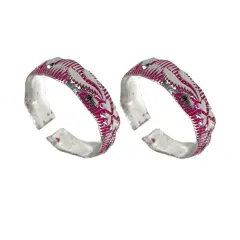 Adjustable Silver Toe Rings Pair Pinky Band Tribal Toe Rings Indian Bichiya Real Silver Feet Accessories Summer Beach Jewelry Comfort Fit Toe Rings for Women