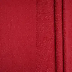 1 Yard Poly Nylon Chenille Feather Yarn Knit Fabric 245 GSM Plush Soft 64" Width RED