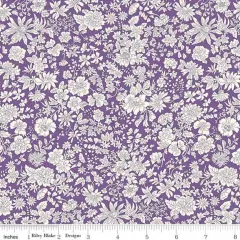 Emily Belle in Damson (01666437a) | Emily Belle | Liberty Fabrics | Riley Blake