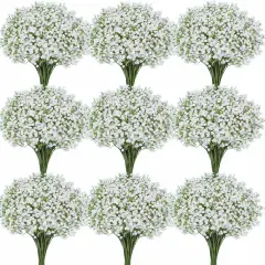 50 Pcs Baby Breath Artificial Flowers Floral Arrangement