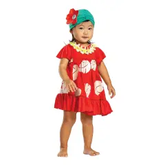 Baby Posh Disney Lilo & Stitch Lilo Costume, Red Dress Blue Headpiece Infant