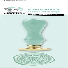 Studio Light Friendz Wax Stamp With Handle-Nr. 25, Most Wonderful Time