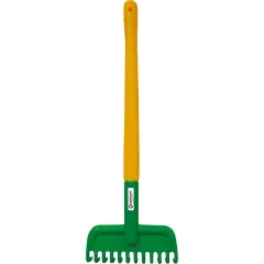 Spielstabil Kids Garden Tools - Long Handled Garden Rake, Sand Box Toys and Toddler Gardening Tools for Ages 2-4, Made in Germany Multicolor