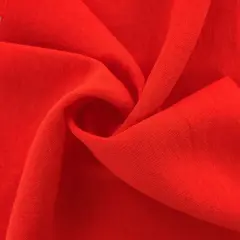 1 Yard Lightweight Orange Air Flow Fabric Smooth Woven 100% Polyester, 58/60" Wide