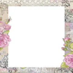Great Papers! Vintage Scrapbook Letterhead, for Invitations, Announcements and Personal Messages, Printer Friendly 8.5&rdquo;x11&rdquo;, 50 Pack
