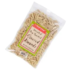Dry Toasted Slivered Almonds Unsalted 8 Oz