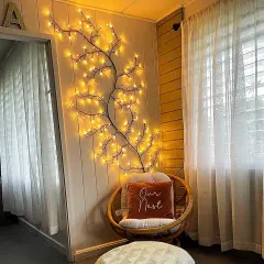 7.5FT led Twinkling Tree Branch Christmas Garland Light