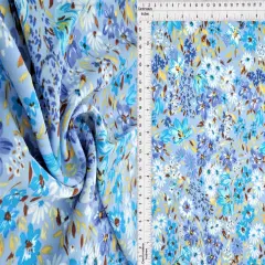 Cey Ditsy Floral Woven Fabric 100% Polyester 58/59" Wide BLUE