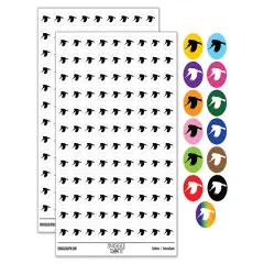 Finch Flying Bird 200+ 0.50" Round Stickers Purple
