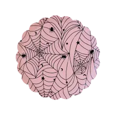 PINK SPIDER WEB SMALL PLATES