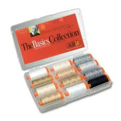 Aurifil The Basics Collection Thread Set by Mark Lipinski | (12 50wt Cotton Large Spools.)