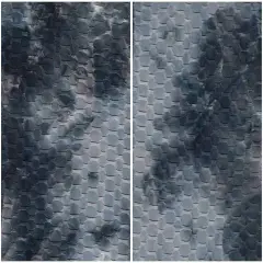 1 Yard Polyester Spandex Honeycomb Knit Real Tie Dye Fabric 58/60" Width CHARCOAL