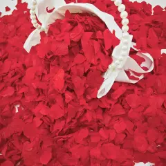 1500+ Real Dried Red Hydrangea Flower Petals - 1.06 oz Natural Preserved Petals for Wedding