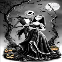 5D Skull Diamond Painting Kits - 12x16 inch