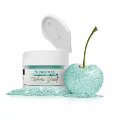 Bakell - Turquoise Tinker Dust Edible Glitter (5g, 1x Jar) for Food, Desserts, and Beverages!