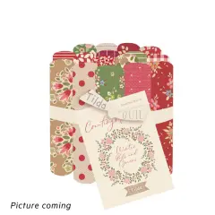 Tilda Fabrics Creating Memories Winter Fat Eight Roll Bundle - 20" x 11" - 100% Cotton