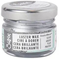 Sizzix Effectz Luster Wax 20ml-Silver