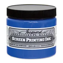 Jacquard Screen Printing Ink - Opaque Blue, 16 oz