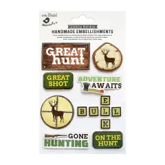 Little Birdie Hunting Adventure Sticker13/Pkg-Hunting Adventure