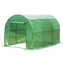 Green Outdoor Portable Garden Plant Walk-In Greenhouse and Garden Hot House Waterproof
