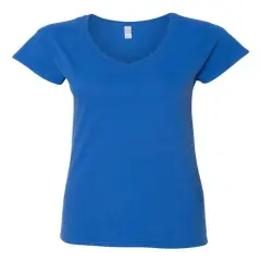 Gildan&reg; Women&rsquo;s V-Neck Short Sleeve T-Shirt Royal