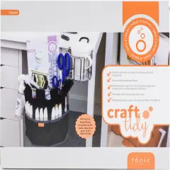 Craft Tidy Art & Craft Storage Octagon with Table Clip and Cup Holder