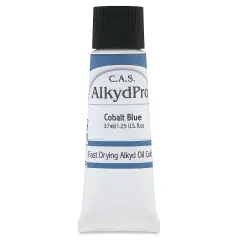 CAS AlkydPro Fast-Drying Alkyd Oil Color - Cobalt Blue, 37 ml tube