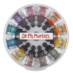 Dr. Ph. Martin's Bombay India Ink - 1 oz, Round Set, Set of 12