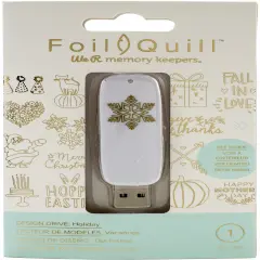 We R Foil Quill USB Artwork Drive-Holiday