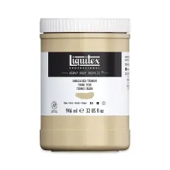 Liquitex Heavy Body Artist Acrylics &ndash; Unbleached Titanium, 32 oz jar