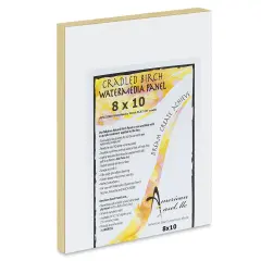 American Easel WaterMedia Panel - 8" x 10", Traditional Profile 7/8"