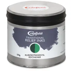 Cranfield Traditional Relief Ink - Rubine/Magenta, 500 g