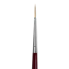 Da Vinci Kolinsky Red Sable Brush - Medium Pointed Liner, Long Handle, 5/0