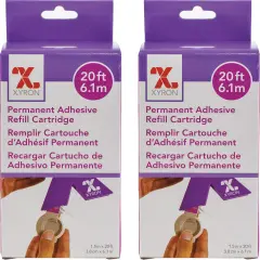 Multipack of 2 - Xyron 150 Refill Cartridge-1.5"X20' Permanent