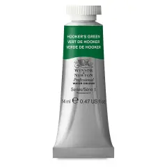 Winsor & Newton Professional Watercolor - Hooker's Green, 14 ml Tube
