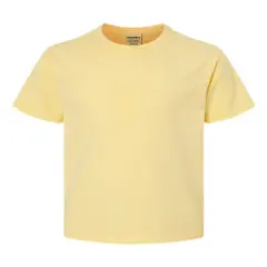 Hanes&reg; Garment Dyed Youth T-Shirt Summer Squash Yellow