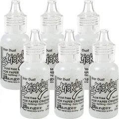 Multipack of 6 - Stickles Glitter Glue .5oz-Star Dust