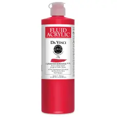 Da Vinci Fluid Acrylics - Cadmium Red Medium Hue, 16 oz bottle