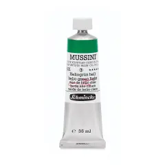 Schmincke Mussini Oil Color - Transparent, Helio Green Light, 35 ml tube