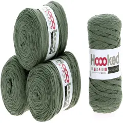 Multipack of 4 - Hoooked Ribbon XL Yarn-Dried Herb