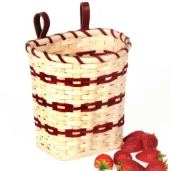 Lehman's Berry Basket, Amish Made with Belt Loops and Reinforced Bottom, 8.75 inches