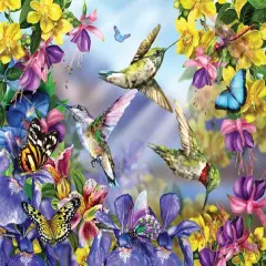 Sunsout ButterfliesHummingbirds 300 pc Jigsaw Puzzle 34919