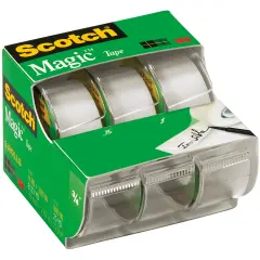 Scotch Magic Tape 3/Pkg-.75"X300"