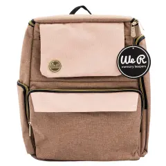We R Crafter's Backpack-Taupe & Pink