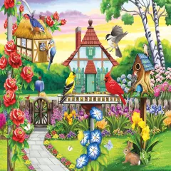Sunsout Birds' Favorite Garden 1000 pc Jigsaw Puzzle 63044